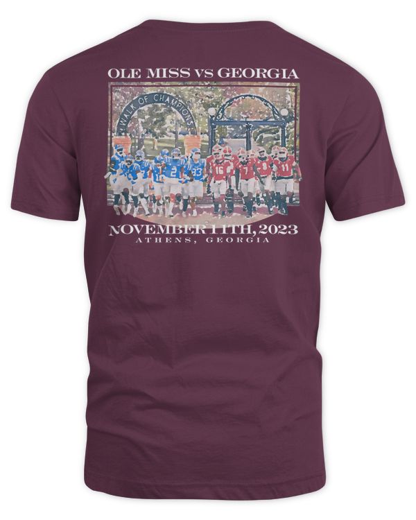 Ole Miss Rebels Vs Georgia Bulldogs Game Day 2023 Athens, Georgia Shirt