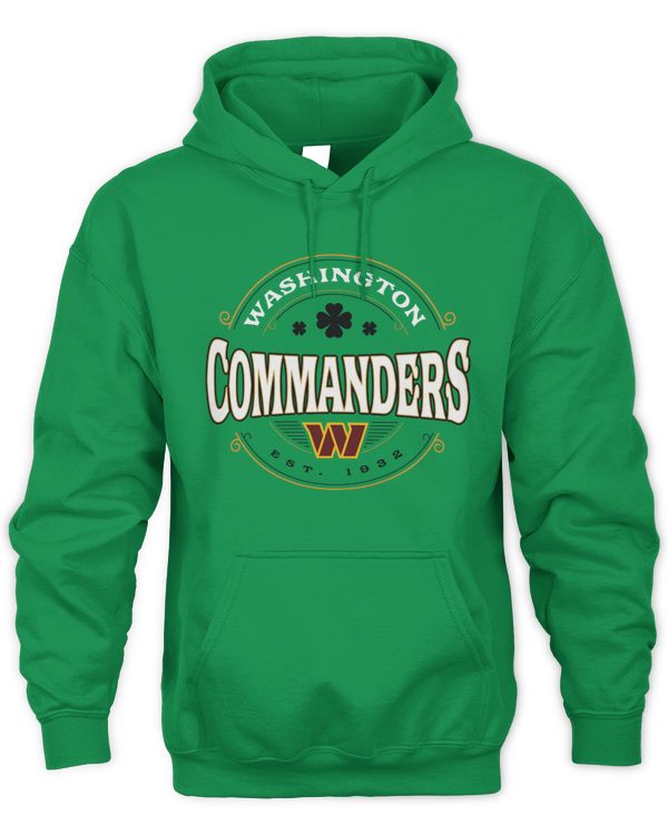 NFL Washington Commanders St. Patrick's Day Lucky Team Hoodie