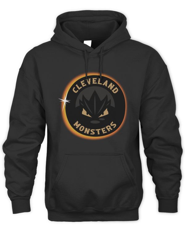Official Cleveland Monsters Total Eclipse Logo 2024 Hoodie