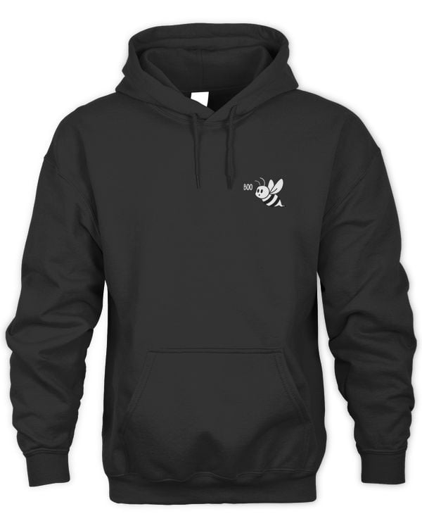 Official Punz Boo Bee Pullover Hoodie New Black