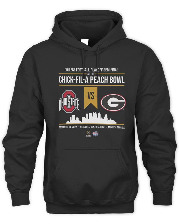 The Cfp Peach Bowl Ohio State Vs Georgia Hoodie Sweatshirt