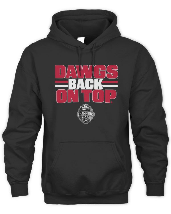 Georgia Football Dawgs Back On Top Shirt Breaking T
