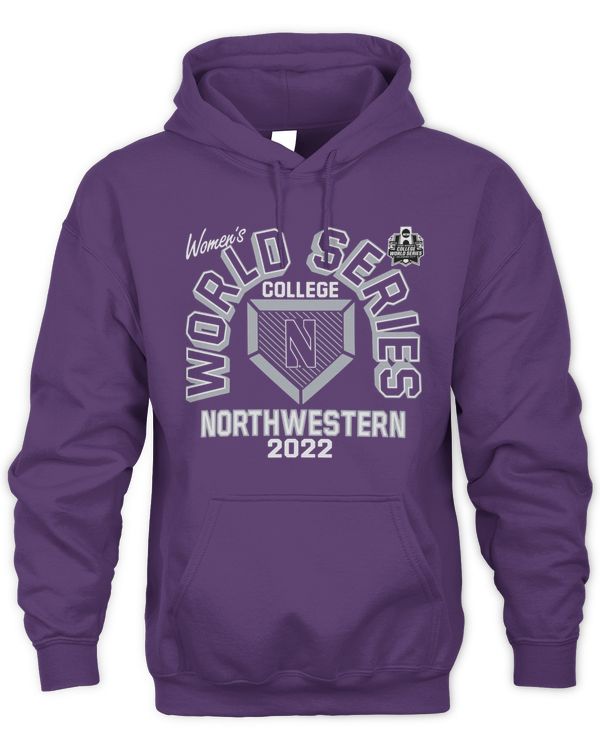 Northwestern Wildcats 2022 Women'S College World Series Hoodie Sweatshirt