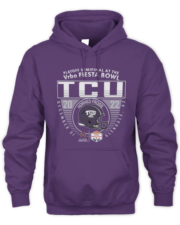 Ncaa Tcu Horned Frogs 2022 Fiesta Bowl Playoff Bound Hoodie