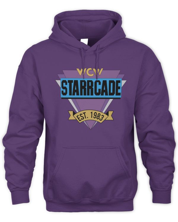 Homage Shop Wcw Starrcade Est Hoodie Purple