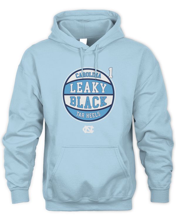 Ncaa Shop North Carolina Tar Heels Leaky Black Hoodie Sweatshirt