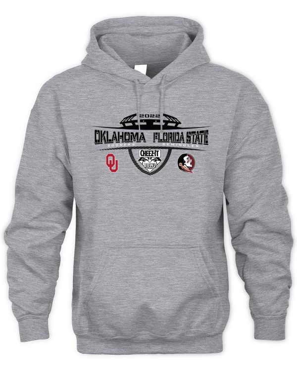 Oklahoma Sooners Vs Florida State Seminoles Cheez-It Bowl 2-Team Hoodie