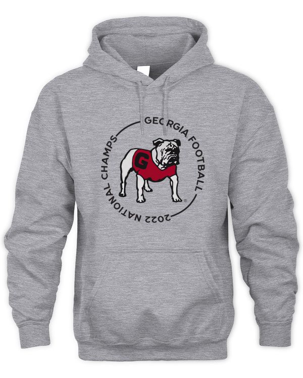 Georgia Bulldogs National Champions 2022 Circle Hoodie