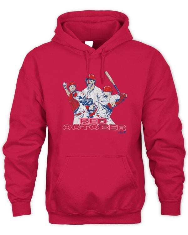 Harper X Schwarber X Realmuto Red October Hoodie
