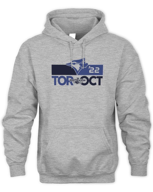 Toronto Blue Jays Baseball Postseason 2022 Hoodie Gray