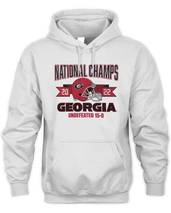 Georgia Bulldogs National Champions Arched Helmet National Champions Arched Helmet Shirt Breaking T