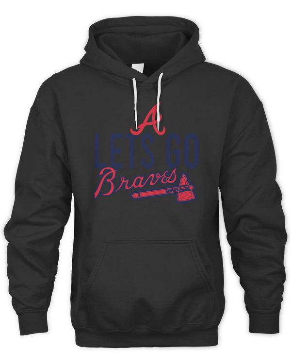 Atlanta Braves Bases Loaded Let's Go Braves Pullover Men's Hoodie