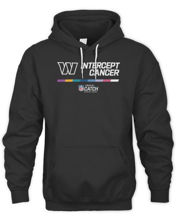 Washington Commanders NFL Crucial Catch Intercept Cancer 2022 Hoodie