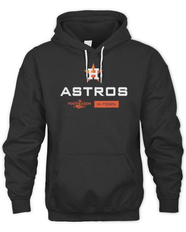 Mlb Shop Houston Astros Baseball 2022 Postseason H-Town Hoodie Sweatshirt
